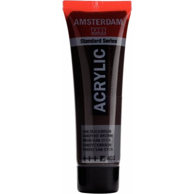 Amsterdam Standard Akrylová barva Vandyke Brown 403 120 ml – Hledejceny.cz