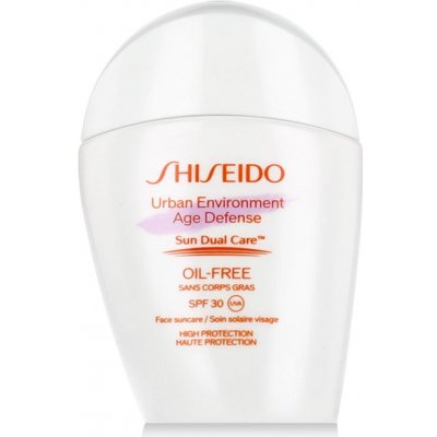 Shiseido Urban Environment Age Defense Oil Free krém na opalování SPF30 30 ml – Zboží Dáma