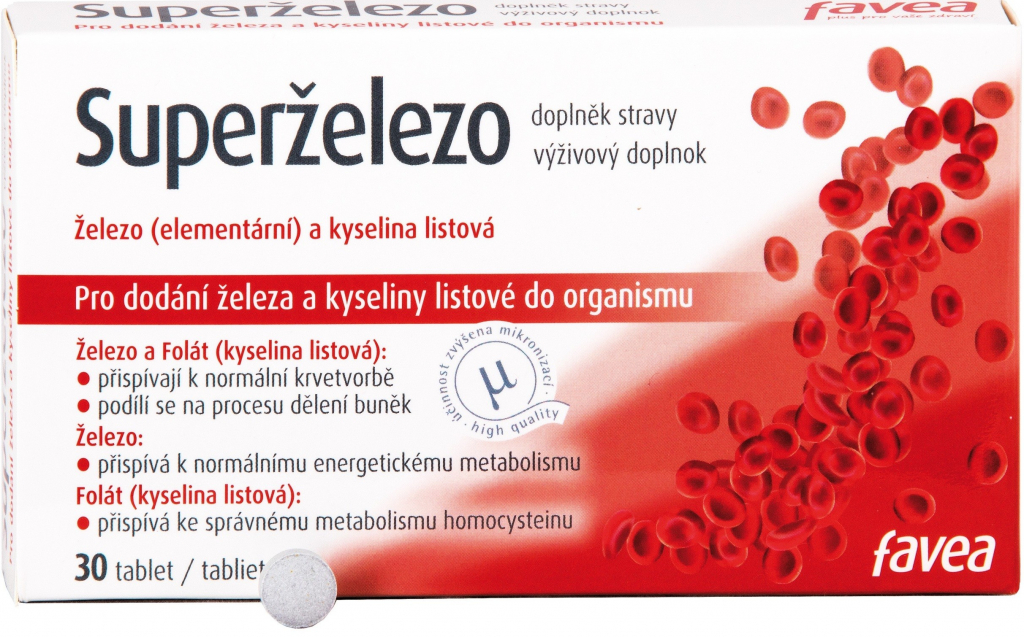 Favea Superželezo 30 tablet od 106 Kč - Heureka.cz