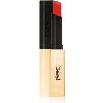 Yves Saint Laurent Rouge Pur Couture The Slim tenká matující rtěnka s koženým efektem 10 Corail Antinomique 2,2 g – Zboží Mobilmania