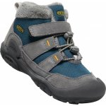 Keen dětské kotníkové boty Knotch Chukka CHILDREN steel grey/blue wing teal – Zboží Mobilmania