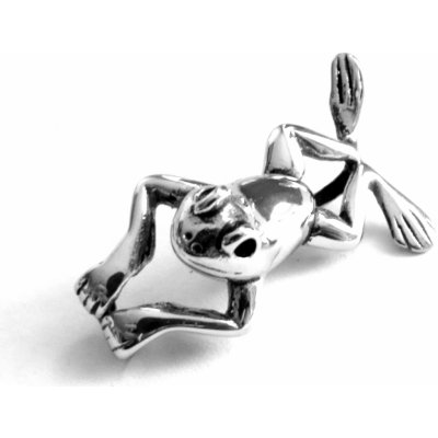 Steel Jewelry Přívěsek žába z chirurgické oceli PR151019