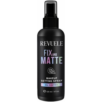 Revuele Makeup Setting Spray Fix And Matte matující fixační sprej na make-up 120 ml – Zboží Dáma