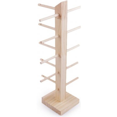 Prima-obchod Dřevěný stojan na náramky / brýle 37 cm, barva přírodní sv. – Sleviste.cz