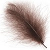 Výroba nástrahy Hends CDC Peří Feathers Dark Brown 1g