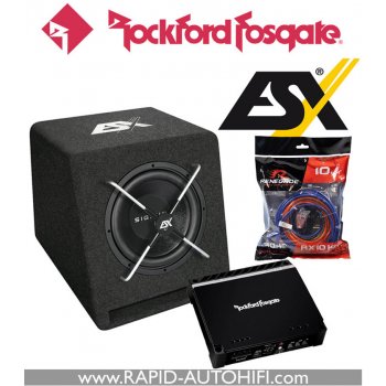 ESX Audio SE250 + Rockford Fosgate P200-2 + RX10KIT