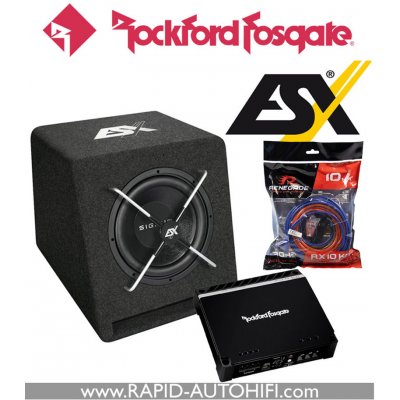 ESX Audio SE250 + Rockford Fosgate P200-2 + RX10KIT