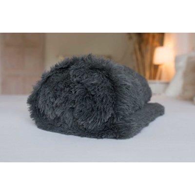 JERRY FABRICS Deka s dlouhým vlasem tmavě šedá 230x200 – Zboží Dáma