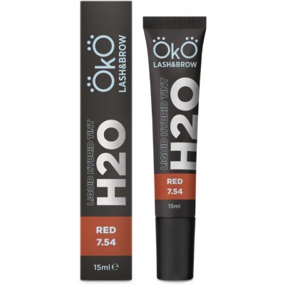 OKO H20 Liquid Hybrid Tint barva na řasy a obočí Red 7.54 15 ml – Zboží Dáma