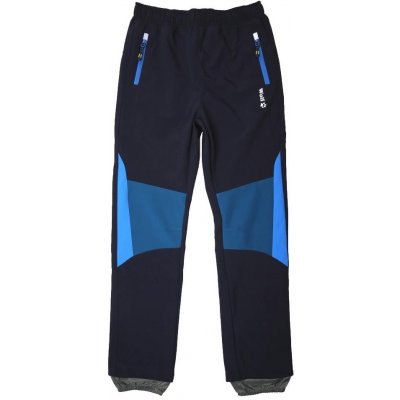 Wolf B2384 Chlapecké softshellové Kalhoty JARNÍ bez fleecu tmavě modré – Zboží Mobilmania