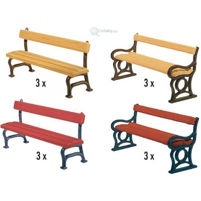 Faller H0 Parkové lavičky 180443 – Zboží Dáma
