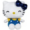 Plyšák Hello Kitty 50.výročí modrá 16 cm