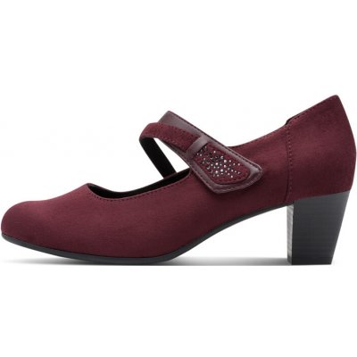 Jana Shoes Německo boty 464 dámské lodičky bordó – Sleviste.cz