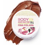 Bodybe opalovací máslo SPF15 s arganovým a kokosovým olejem s třpytivým efektem Piña Colada 200 g – Sleviste.cz