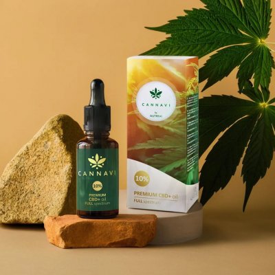 Cannavi by Nutrivi 10% CBD+ Oil 10 ml – Hledejceny.cz