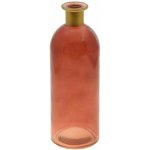 Chaks Chaks Sklenená váza Rosy - Tmavá červená 7 x 20,5 cm – Hledejceny.cz