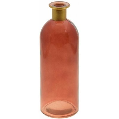 Chaks Chaks Sklenená váza Rosy - Tmavá červená 7 x 20,5 cm – Hledejceny.cz