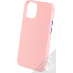 Pouzdro 1Mcz Solid TPU Apple iPhone 12 mini světle růžové