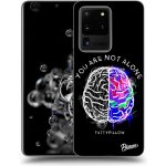 Pouzdro Picasee silikonové Samsung Galaxy S20 Ultra 5G G988F - Brain - White čiré