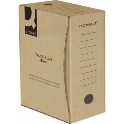 Q-Connect Archivační box - A4, 150 mm, šedý – Zboží Živě