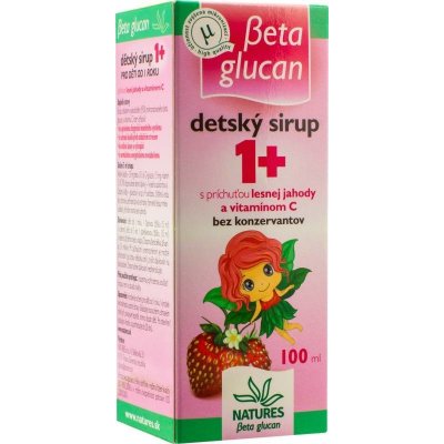Natures Beta Glucan Dětský sirup 1+ 100 ml