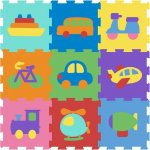 Lamps Pěnové puzzle 9 ks dopravní prostředky – Zboží Dáma