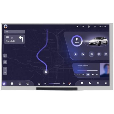 Waveshare 7" IPS integrovatelný displej, 1024 × 600, HDMI, bez dotyku – Zboží Živě