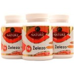 Golden Nature Železo+Vitamin C+Kys. listová 2+1 300 kapslí – Hledejceny.cz