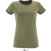 Dámská Trička SOL'S REGENT FIT Heather Khaki