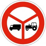 VAKOmobiliář Dopravní značka B12 - Zákaz vjezdu vyznačených vozidel - 500mm – Hledejceny.cz