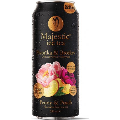 Biogena Majestic ice tea Pivoňka a Broskev 330 ml – Zbozi.Blesk.cz