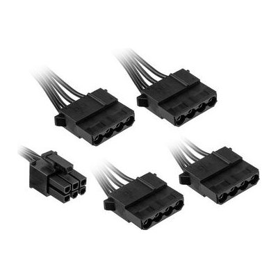 Kolink Napájecí kabel / 4x Molex / 1x 6 pin pro připoejní ke zdroji KL-CBR-PAT – Zbozi.Blesk.cz