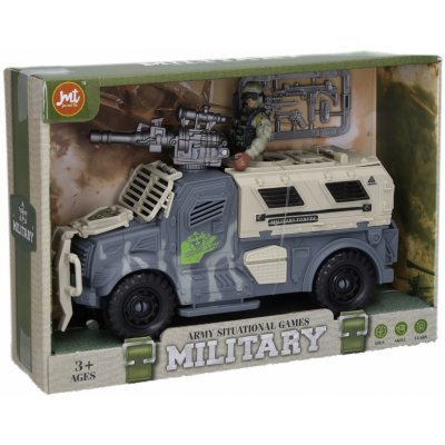 Wiky Vojenské vozidlo s figurkou a efekty 24 cm – Hledejceny.cz