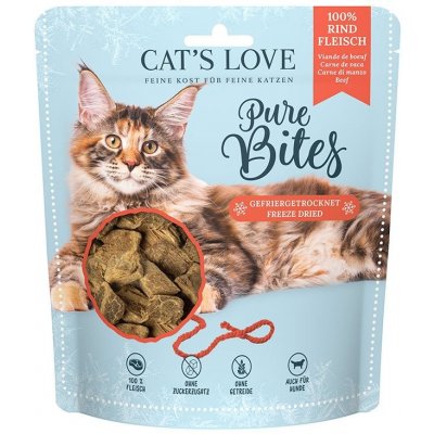 Cat's Love Pure Bites hovězí maso 40 g