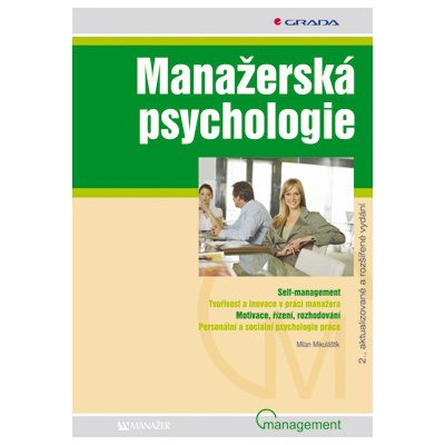 Manažerská psychologie - Mikuláštík Milan – Hledejceny.cz