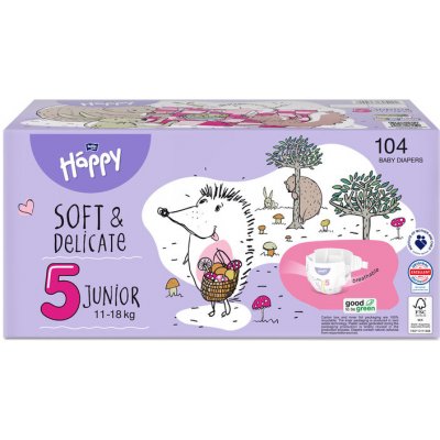 BELLA HAPPY Baby Junior Box 11-18 kg 2x 52 ks – Zbozi.Blesk.cz