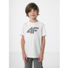 Dětské tričko 4F HJZ22-JTSM002 WHITE