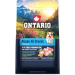 Ontario Puppy & Junior All Breeds Monoprotein Turkey & Sweet Potatoes 0,75 kg – Hledejceny.cz