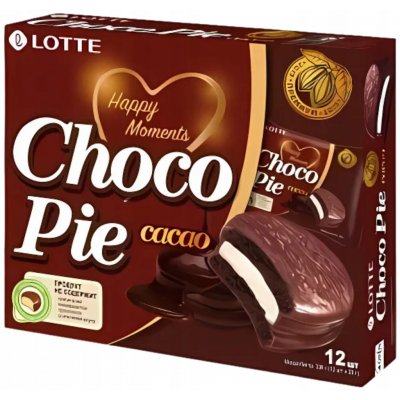 Lotte Choco Pie Cacao 12 x 28 g – Zboží Dáma