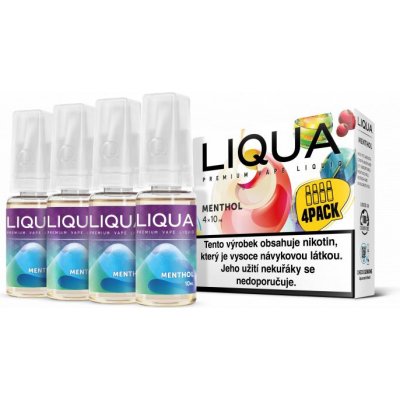 Ritchy Liqua 4Pack Menthol 4 x 10 ml 12 mg – Zboží Mobilmania