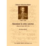 Bach Johann Sebastian Quoniam tu solus sanctus Mass in B minor BWV 232 klavírní výtah – Hledejceny.cz