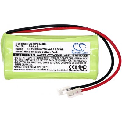 Cameron Sino CS-CPB045UL 2.4V Ni-MH 700mAh zelená - neoriginální – Sleviste.cz