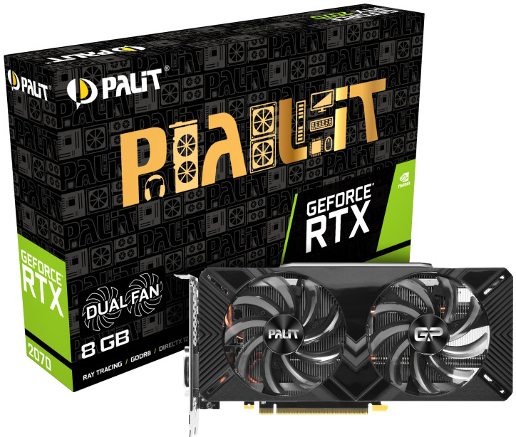 Palit GeForce RTX 2070 Dual V1 8GB GDDR6 NE62070015P2-1062A