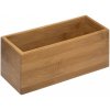 Úložný box DekorStyle Krabička Safespace 23x9 cm bambusová