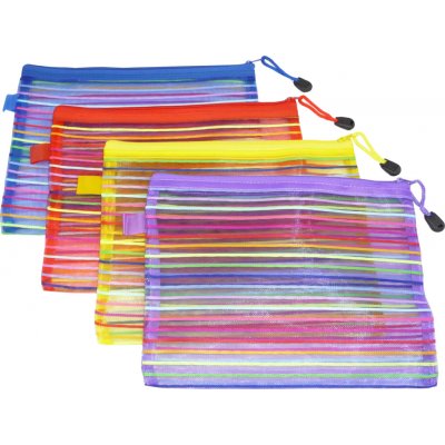 Tempus desky se zipem A6 Europen mix barev síťované 473535 – Zboží Živě