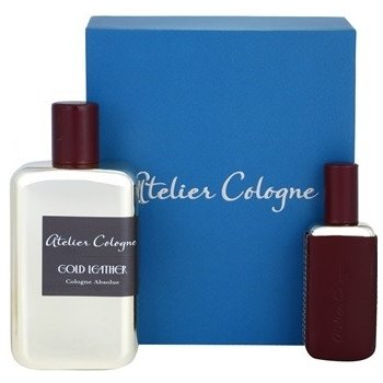 Atelier Cologne Gold Leather parfém 100 ml + parfém 30 ml + kožené pouzdro dárková sada