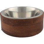 Miska Dog Fantasy nerez v dřevě rovná 1730 ml – Sleviste.cz