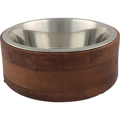 Miska Dog Fantasy nerez v dřevě rovná 1730 ml – Sleviste.cz