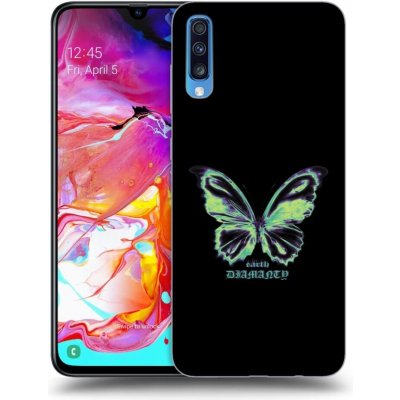 Picasee silikonové Samsung Galaxy A70 A705F - Diamanty Blue čiré – Zbozi.Blesk.cz