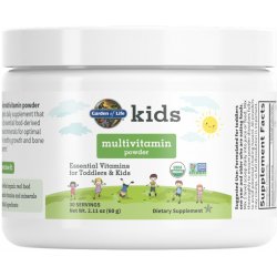 Garden of Life Kids organic Multivitamín pro děti v prášku, 60 g